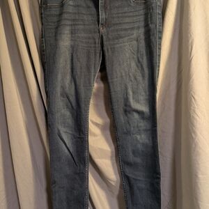 Abercrombie & Fitch The Jean Legging Mid Rise - Dark Wash - 30/10S